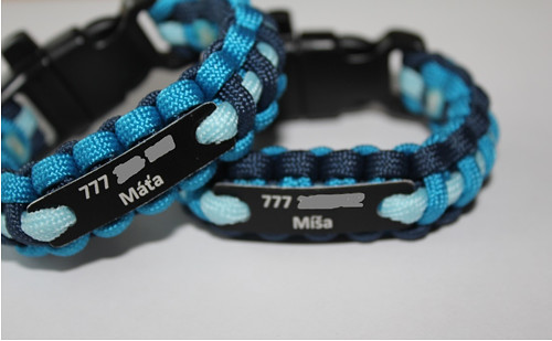 Paracord náramek dětský na přání — foto 1
