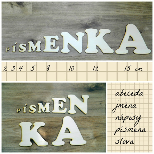Překližková písmena I. — foto 1