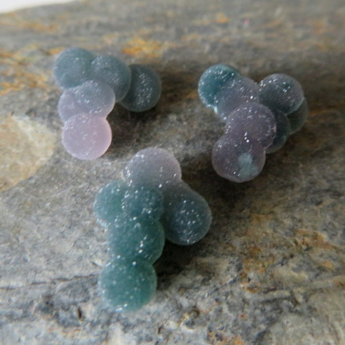 Třpytivý Grape Chalcedon Indonésie set č.02 — foto 1