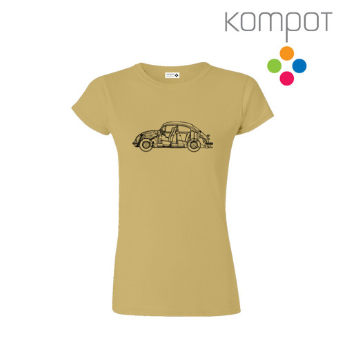 Dámské tričko BEETLE :: béžové (S-2XL)