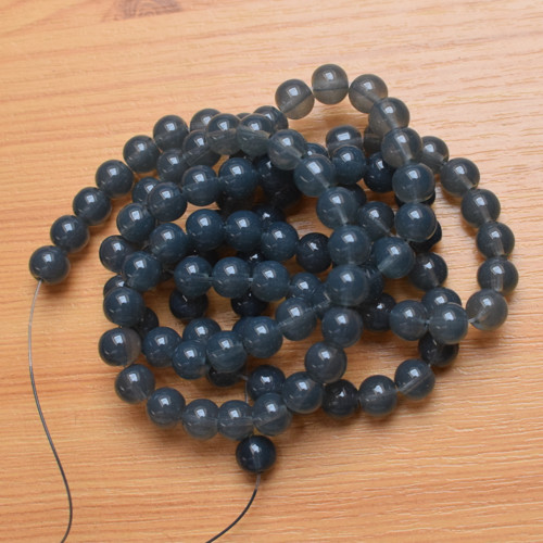 Skleněné korálky - imitace jadeitu - 8mm