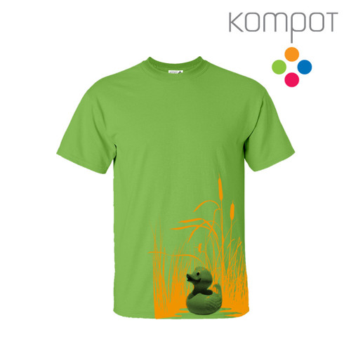 Pánské tričko KAČENKA :: zelené kiwi, vel. S-2XL