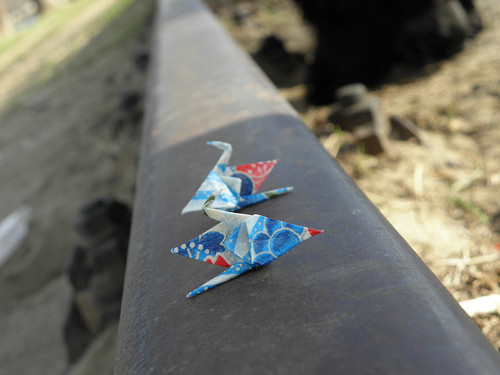 Vzhůru do oblak - přímo do ucha, origami náušnice — foto 1