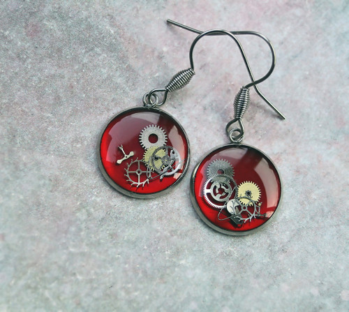 Earings /red/ — foto 1