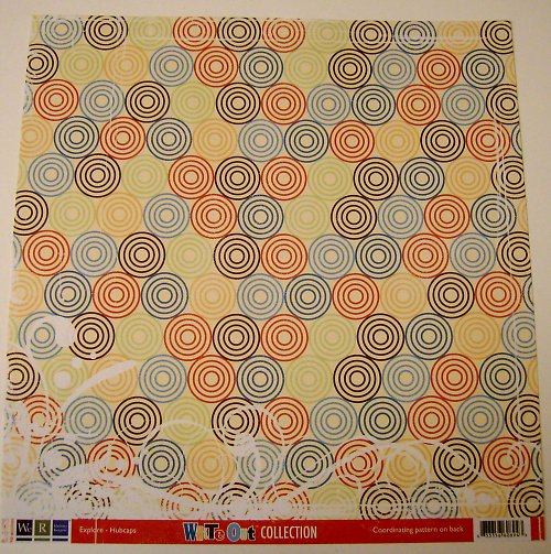 Čtvrtka na scrapbook Explore Hubcaps — foto 1