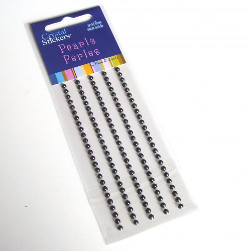 Samolepící perličky CHARCOAL 3 mm — foto 1