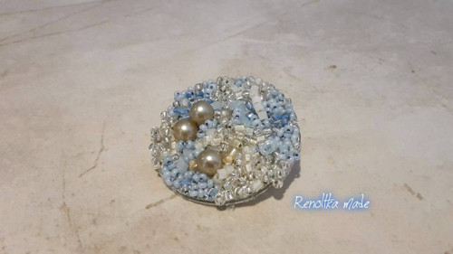 Brož Baby blue / sleva z 255,-