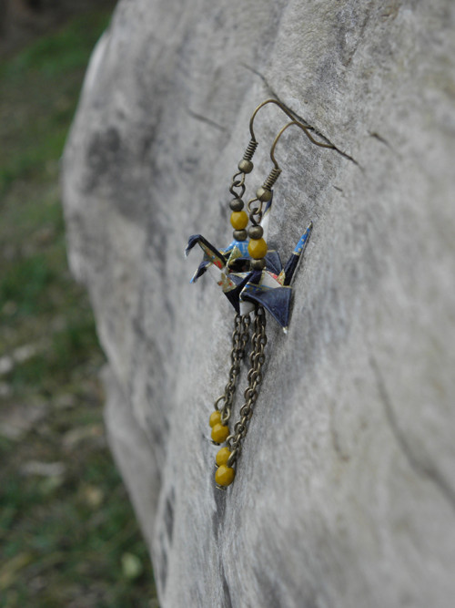 Něžné origami - náušnice — foto 1