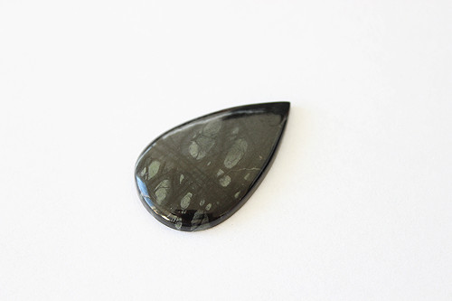 Jaspis - kabošon - 20x33 mm — foto 1