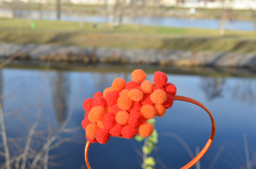Bambulkování podzimní - čelenka — foto 1