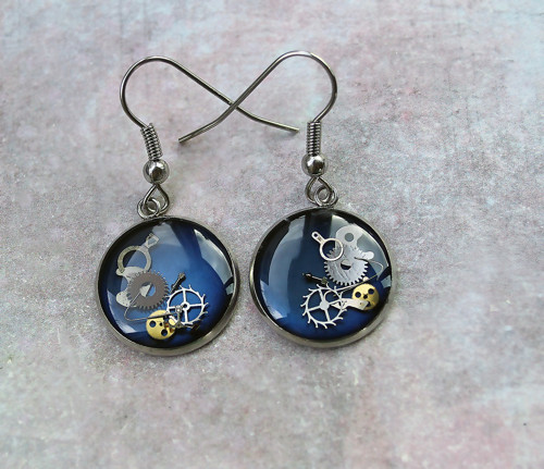 Earrings /blue/ — foto 1
