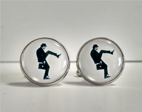 Manžetové knoflíčky - Silly walks — foto 1