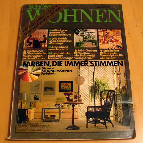 Schöner Wohnen 4/1973 - časopis — foto 1