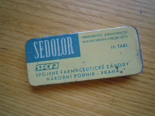 Plechová krabička od Sedoloru — foto 1