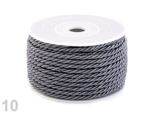Šňůra kroucená Ø3 mm (4m) - šedá