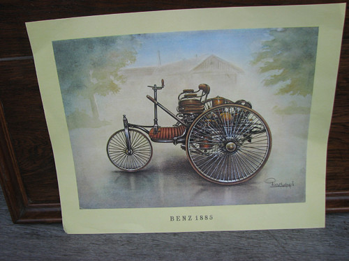 Benz 1885...plakát, veterán
