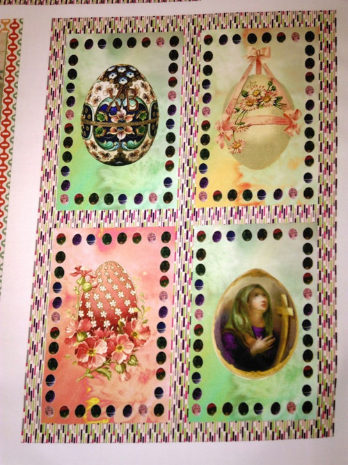 Bavlněný panel - sada 28 x 40 cm