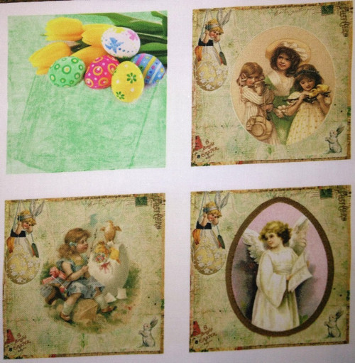 Bavlněný panel - sada 19 x 19 cm
