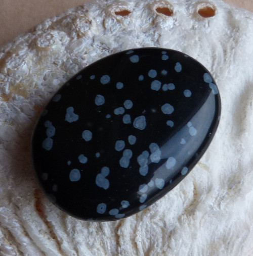 Obsidián obláčkový - 3,9 cm — foto 1