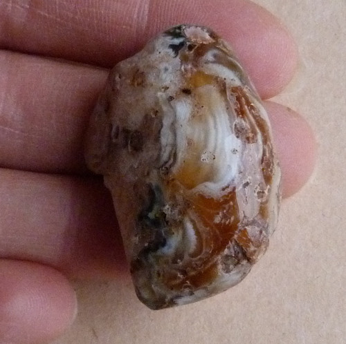 Achát peříčkový - 4 cm — foto 1