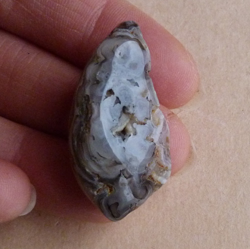 Achát peříčkový - 3,7 cm — foto 1