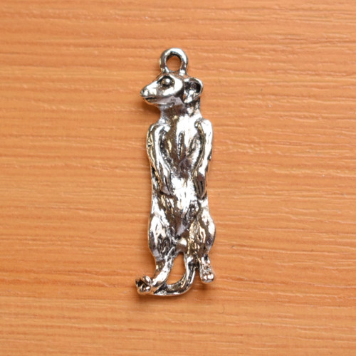 Surikata - starostříbro - 37x12mm
