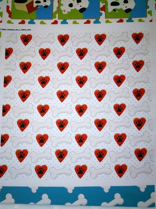 Bavlněná látka-panel 35x35cm - KOLEKCE ŠTĚNĚ — foto 1