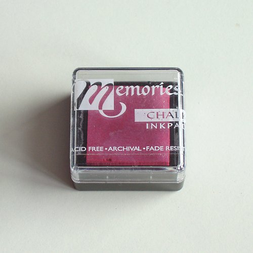 Křídová razítkovací barva - CLOUDY CORAL — foto 1