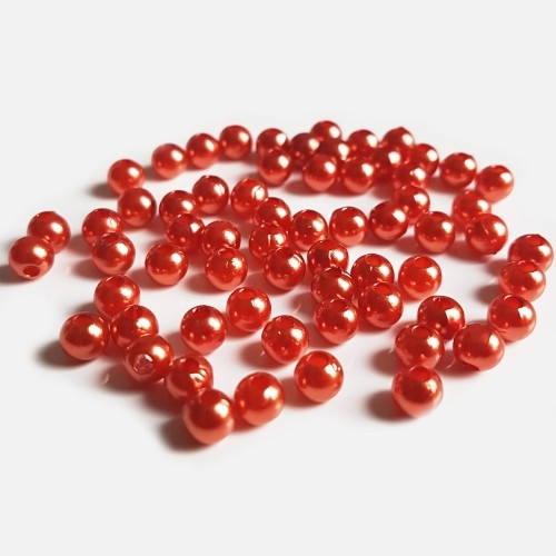 Voskovky, oranžová tmavá, 4 mm (100ks)