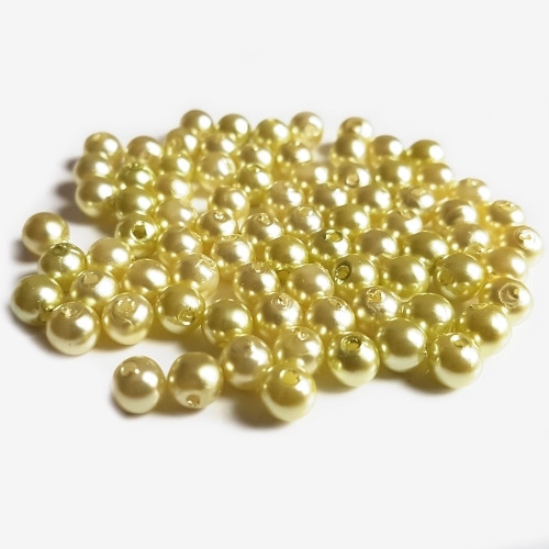 Voskovky, zelenožlutá, 6 mm (100ks)