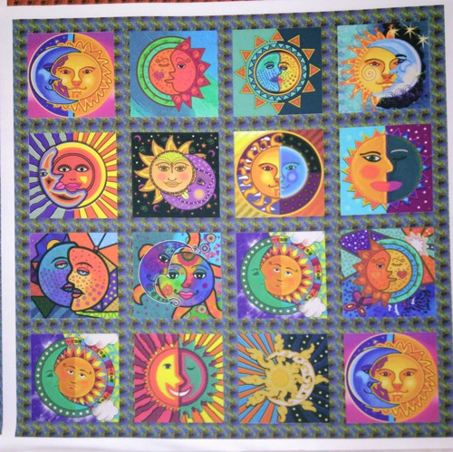 Bavlněná látka - panel sada 54 x 54 cm