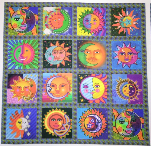 Bavlněná látka - panel sada 54 x 54 cm