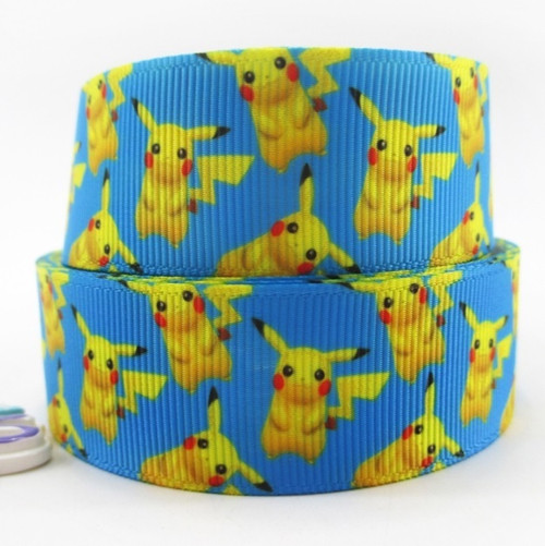 Stuha rypsová š.25 mm: Pikachu — foto 1