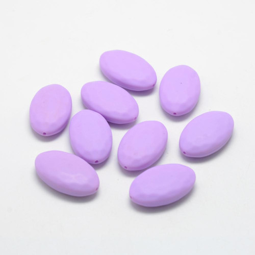Silikonový oválek 30x18x8mm (1ks) - Purple