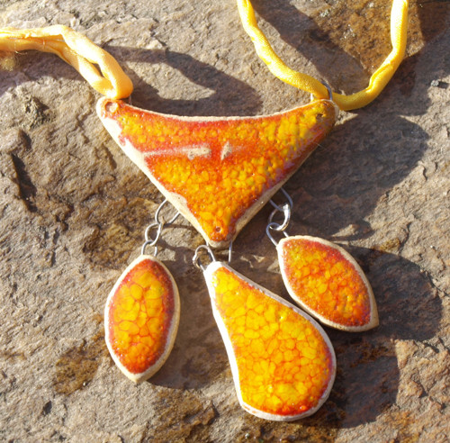 Orange originální šperk — foto 1