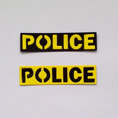 Nápis - Policie - sada 2ks - barva dle přání
