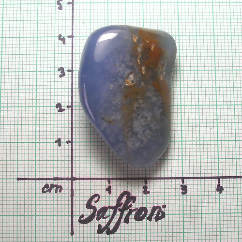 Modrý chalcedon výběrový z Malawi č.02 — foto 1