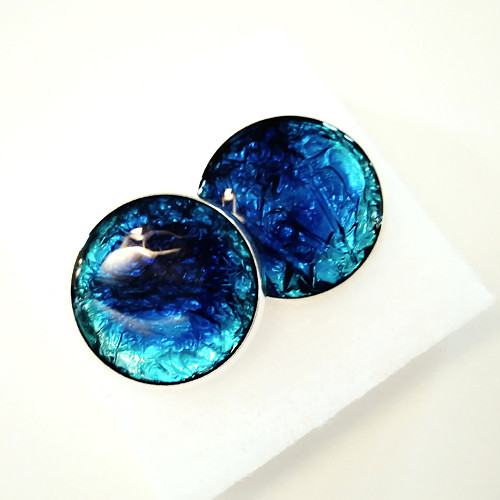 Náušnice Intense Galaxy Spectral blue — foto 1