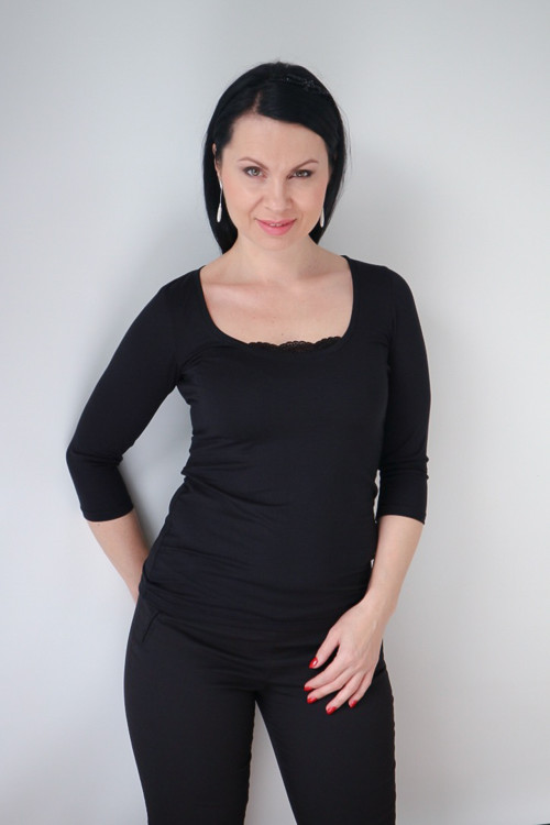 Dámské tričko černé