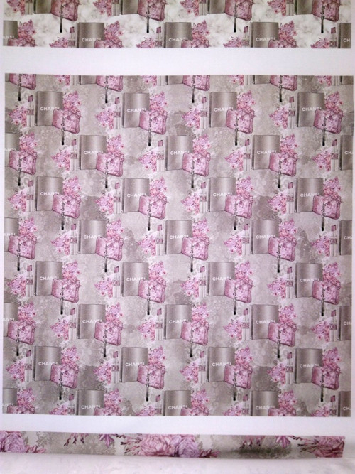 Bavlněná látka-panel 35x35 cm KOLEKCE CHANEL