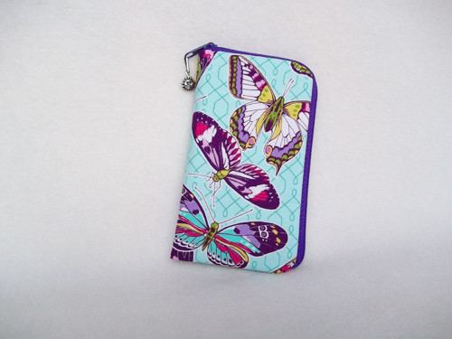 Obal na mobil - Motýli ( 15 cm )