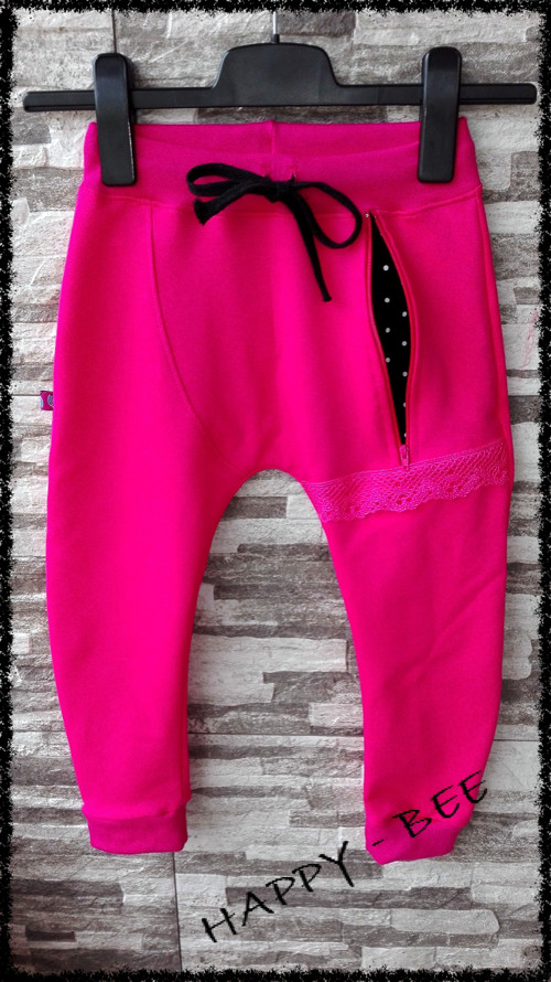 Tepláky ,baggy FUCHSIOVÁ 110 — foto 1