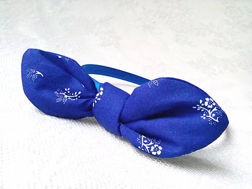 Sweet Pin Up headband (blue folklore)