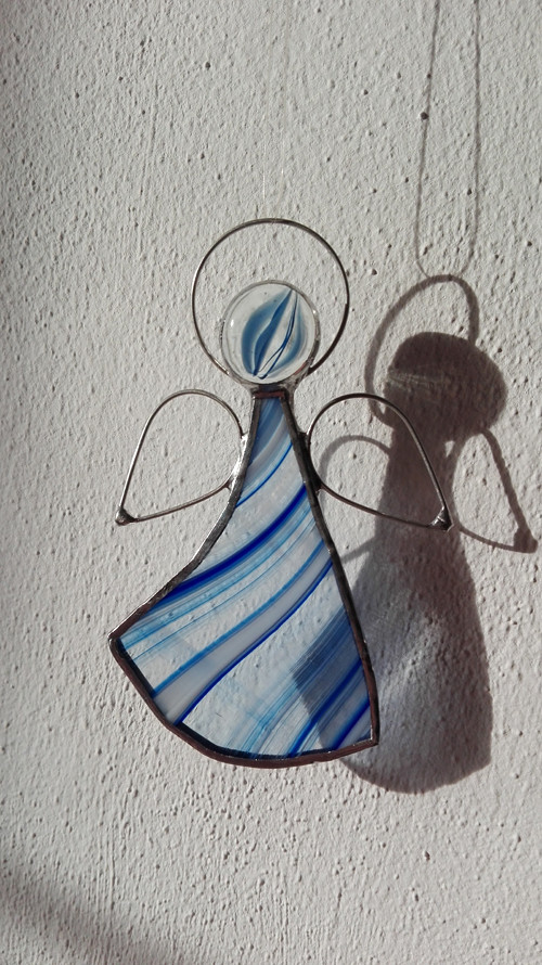 Andílek modročirý 10 cm — foto 1