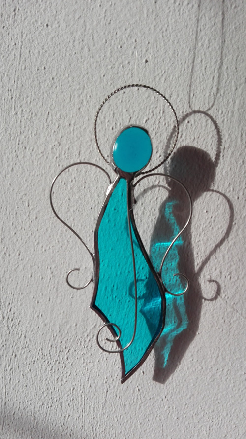 Andílek tyrkysový 13 cm — foto 1