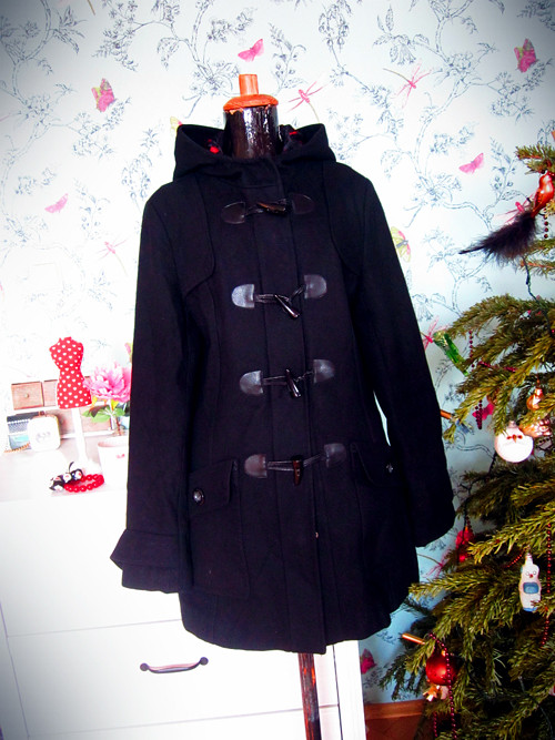 Kabát black klasika&pecičky — foto 1