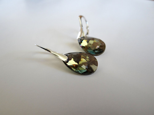 Náušnice - Swarovski (Ag925) — foto 1