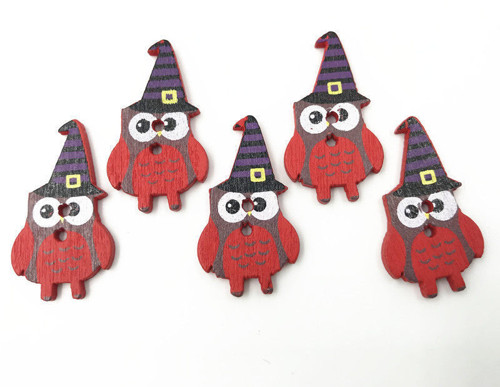 Halloweenská sova 2ks — foto 1
