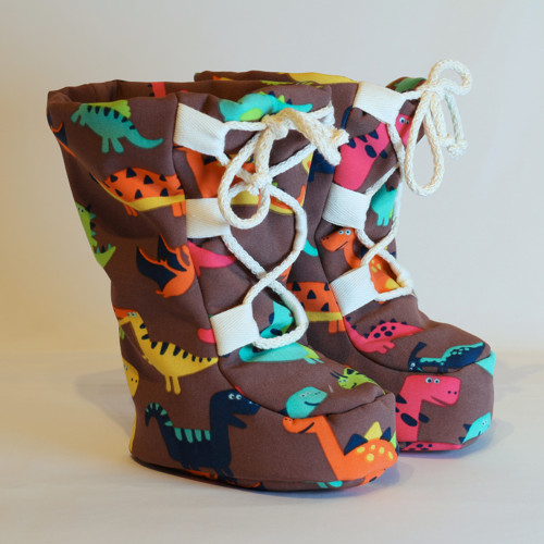 Softshellové botičky Dino hnědí — foto 1