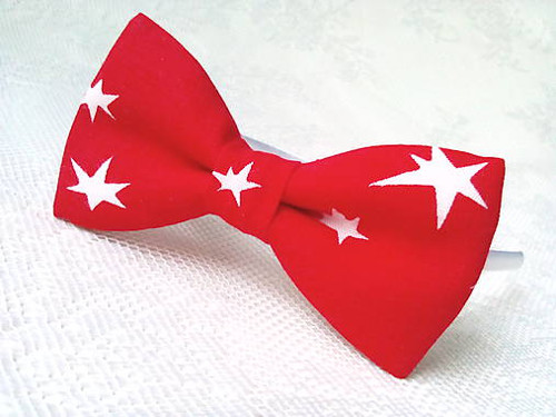 Pin Up headband (red/white stars)